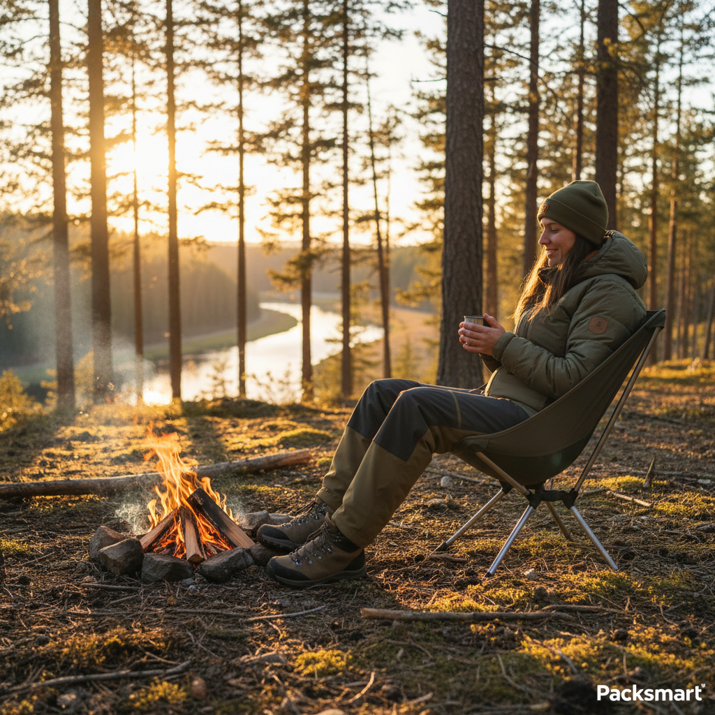 Campingstol Hopfällbar – Ultralätt & Bekväm | 120 kg, Aluminiumram