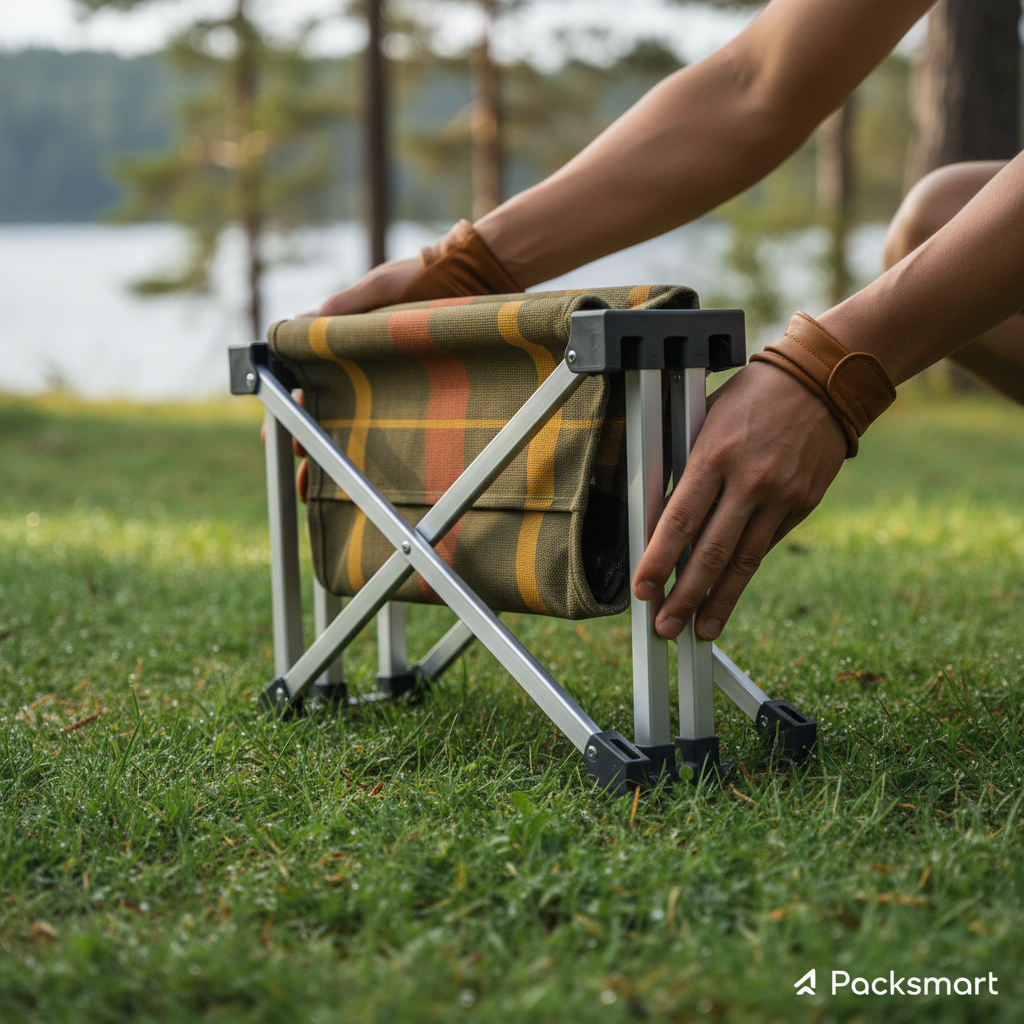 Campingstol Hopfällbar – Ultralätt & Bekväm | 120 kg, Aluminiumram