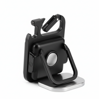 Mini LED Arbetslampa Nyckelring - COB Ficklampa med Magnet & Karbinhake